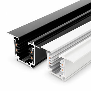 Carril LED trifásico empotrable