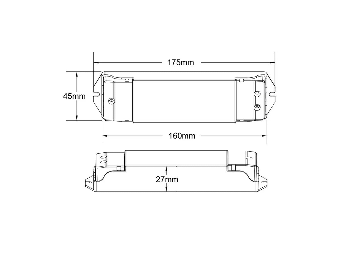 Controlador regulable para tira LED AC100V-240V 15A - para luz blanca