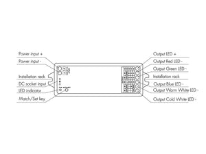 WiFi LED Strip controller - for White & Colored light