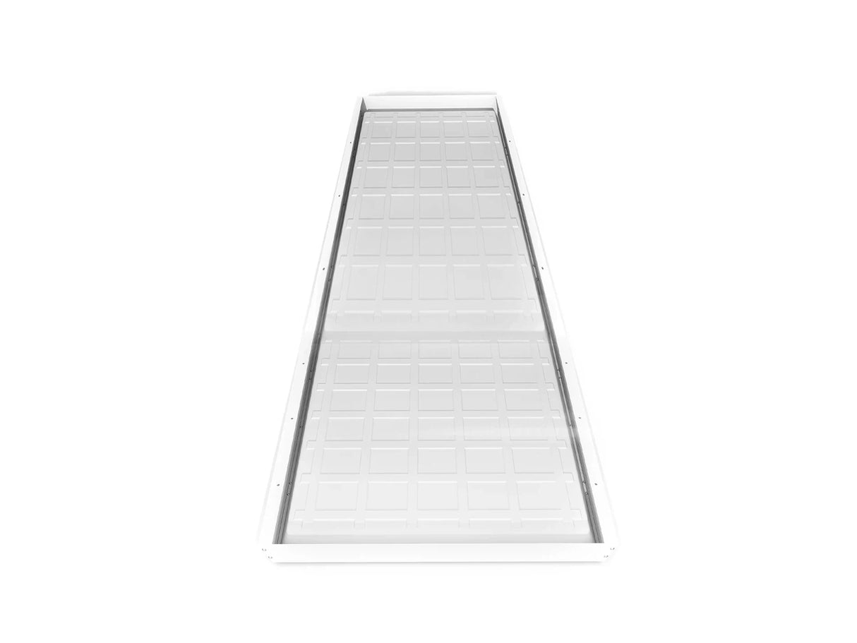 White Surface-mounted frame LED Panel 30x120cm - Extra high 68mm