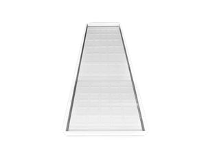 White Surface-mounted frame LED Panel 30x120cm - Extra high 68mm