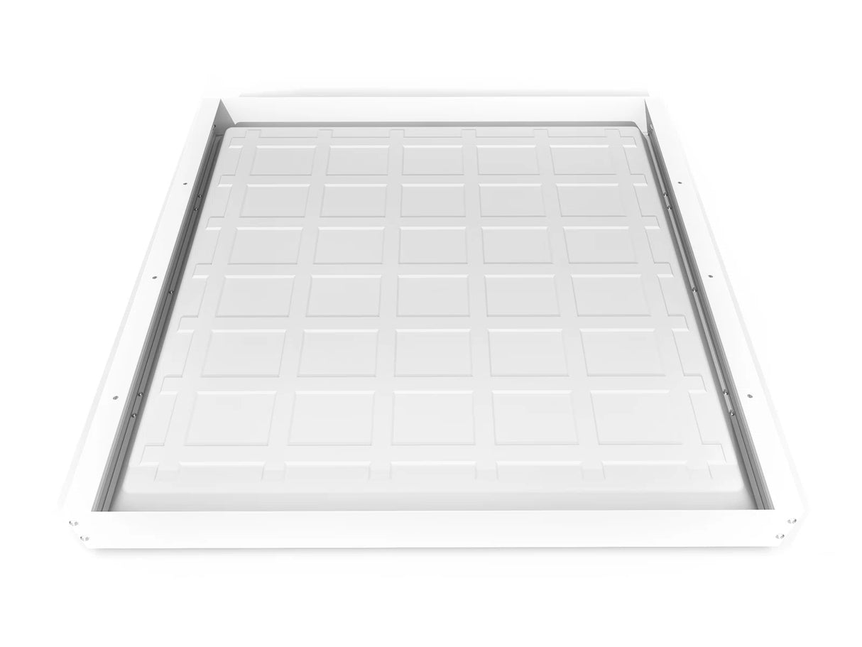 Marco de superficie blanco para LED Panel 60x60cm - Extra alto 68mm