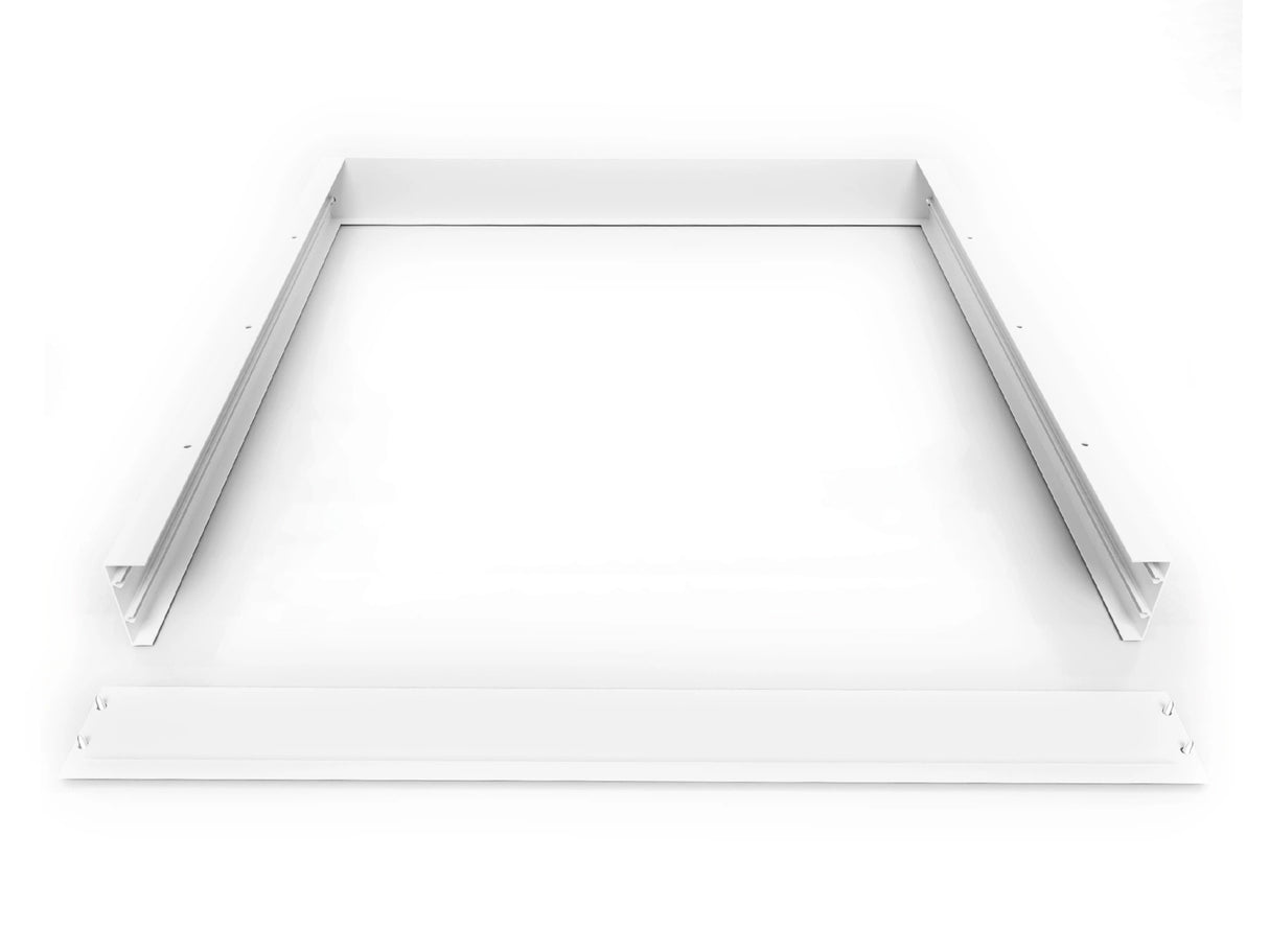 Marco de superficie blanco para LED Panel 62x62cm - Extra alto 68mm