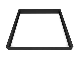 Black Surface-Mount Frame LED Panel 60x60cm - Extra High 68mm