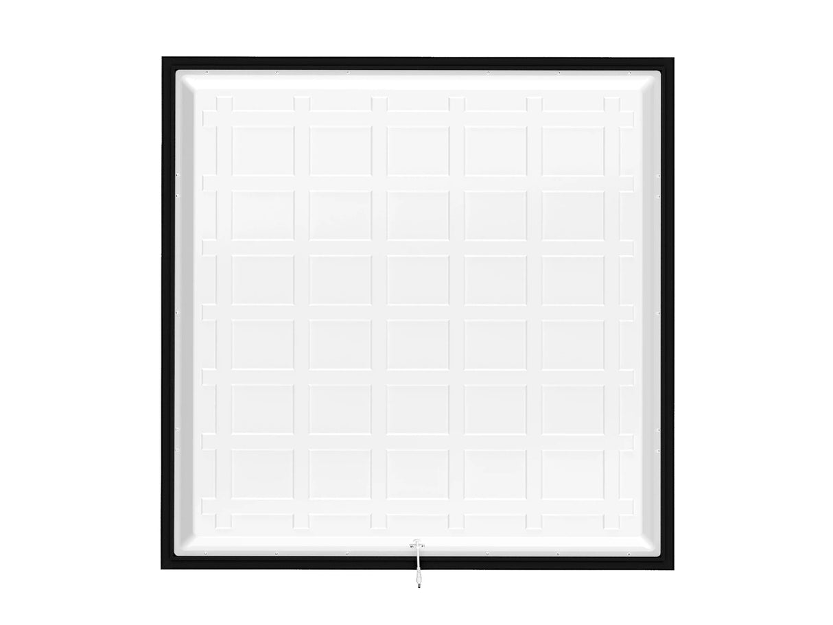 Black LED Panel 62x62cm - 36W - 140lm/W - Adjustable Light Color CCT