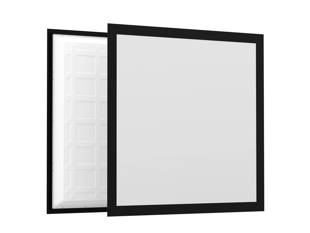 Black LED Panel 62x62cm - 36W - 140lm/W - Adjustable Light Color CCT