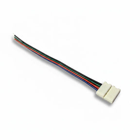 RGB LED Strip connector met kabel 10mm, aansluiting
