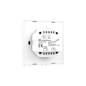 Dimmer LED 200W 1-10V con mando giratorio Blanco