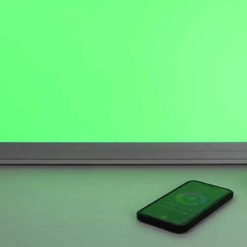Slim LED Panel 60x60cm 36W - Adjustable light color CCT + Color (RGB)