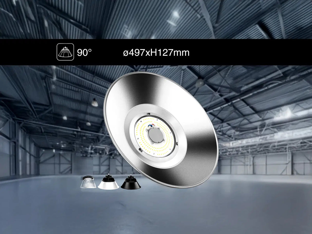 Reflector LED UFO Highbay 90° | Negro o Plata