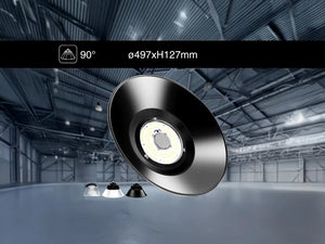 Reflector LED UFO Highbay 90° | Negro o Plata