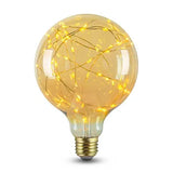 E27 LED Lamp filament G125 copper wire 1.5W 2100K amber
