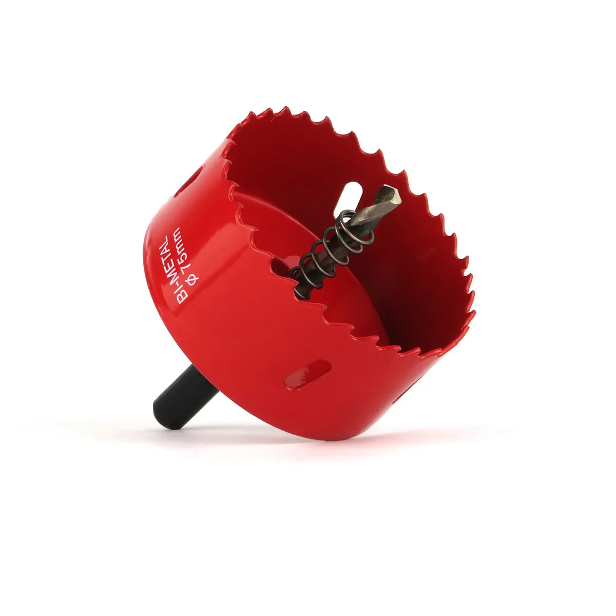 Hole saw 75mm HSS bi-metal including centering drill